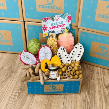 Taste the Exotics Fruit Box GoogleON Tropical Fruit Box
